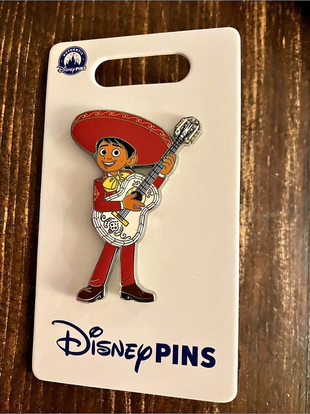 Disney Miguel Rivera Pin – Coco Guitar Red & White